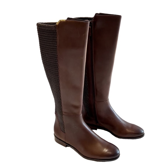 Cole Haan Rockland Rider Boots - Brown - Picture 1 of 7